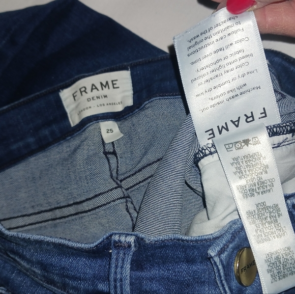 Frame Le Skinny de Jeanne Crop Denim - Picture 6 of 11